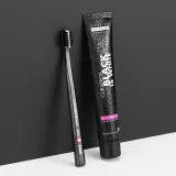 Набор для ухода за зубами Curaprox Black is White, щётка и отбеливающая паста — фото 2