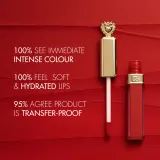 Dolce&Gabbana Flawless Everkiss Liquid Lip Mini - Помада для губ Dolce Gabbana Flawless Everkiss Liquid Lip Mini жидкая матовая, стойкая, 3 мл, 3 мл, оттенок 405 Devotion - Perfect Vibrant Red — фото 7