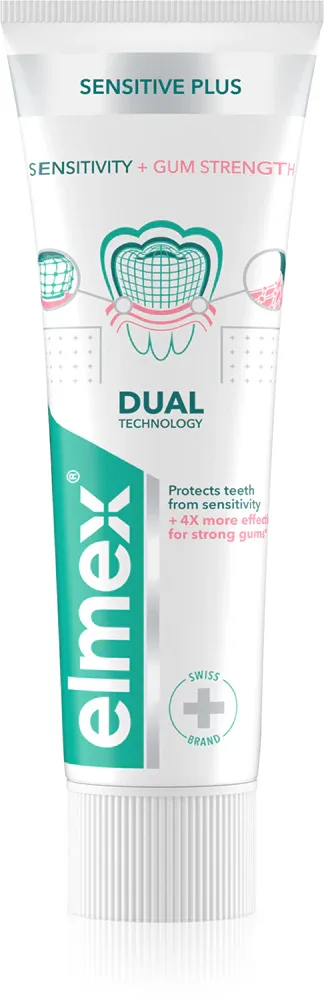 Зубная паста Elmex Sensitive Plus Sensitivity Gum Care для чувствительных зубов, уход за дёснами, 75 мл