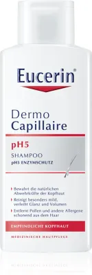 Шампунь для волос Eucerin DermoCapillaire для чувствительной кожи головы, для ежедневного применения, 250 мл