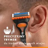 Кассеты сменные для бритвы Gillette Fusion5 5 лезвий, с индикатором износа, 20 шт — фото 3