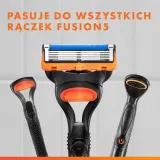 Кассеты сменные для бритвы Gillette Fusion5 5 лезвий, с индикатором износа, 20 шт — фото 4