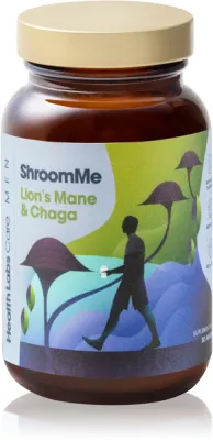 Добавка к пище Health Labs Care ShroomMe Men Lion’s Mane Chaga с грибными экстрактами, порошок, 45,5 г