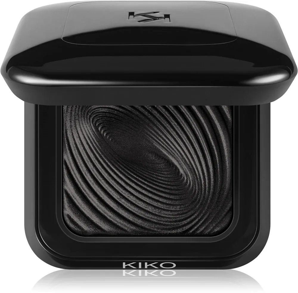 Тени для век KIKO Milano Water Eyeshadow с интенсивной пигментацией, стойкие, 3 г, оттенок 22 Black