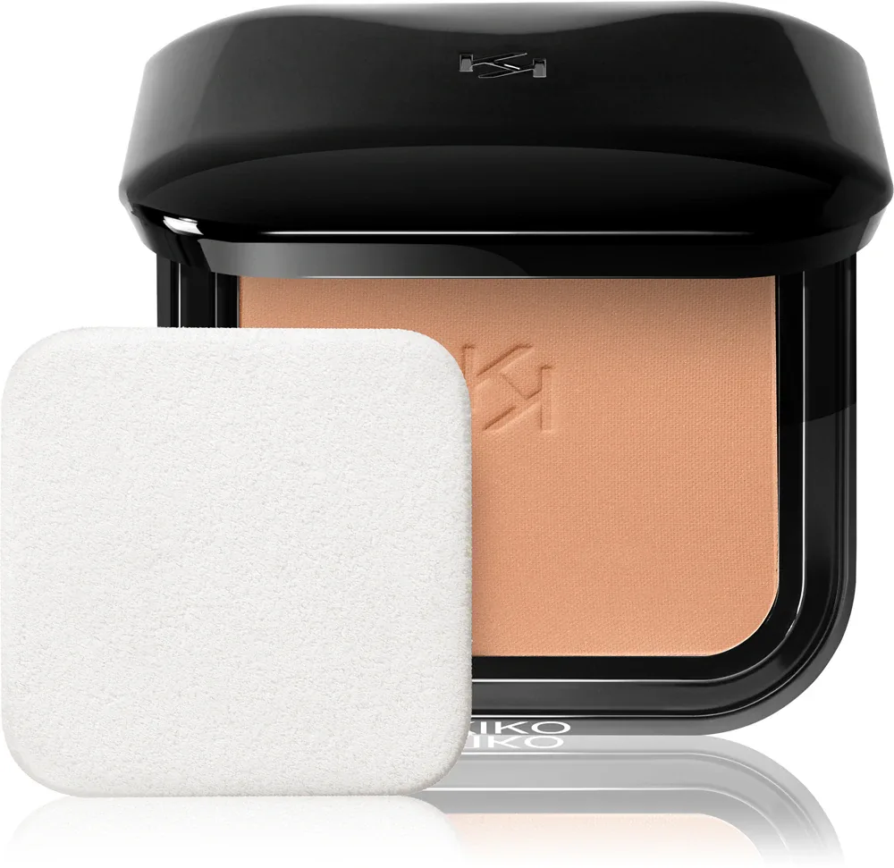Пудровая тональная основа KIKO Milano Full Coverage Blurring Powder Foundation матовая, с плотным покрытием, 10 г, оттенок 60 Pink Beige