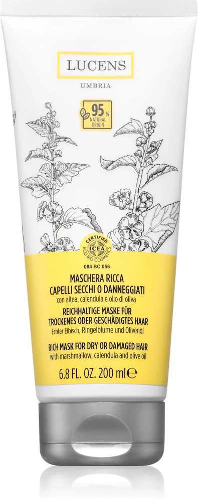 Kemon Group Maschera Ricca - Маска для волос Kemon Maschera Ricca увлажняющая, восстанавливающая, 200 мл, 200 мл