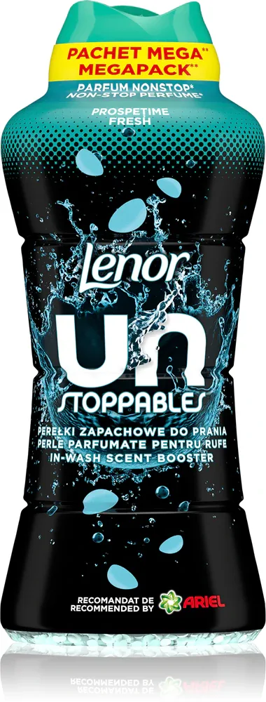 Гранулы ароматические для стирки Lenor Unstoppables Fresh с фруктово-цветочным ароматом, 735 г