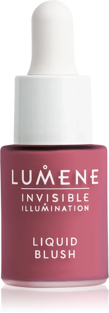 Румяна для лица Lumene Invisible Illumination жидкие, увлажняющие, 15 мл, оттенок Berry Nectar