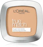 L’Oréal Paris True Match - Пудра компактная для лица L’Oreal Paris True Match с зеркальцем и спонжем, выравнивающая тон, 9 г, 9 г, оттенок 3R/3C Rose Beige — фото 1