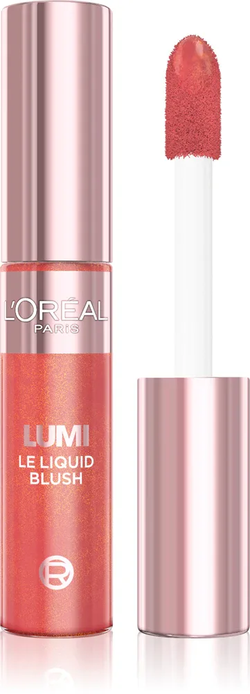 L’Oréal Paris Lumi Le Liquid Blush - Румяна для лица L’Oreal Paris Lumi Le Liquid Blush жидкие, с сияющим финишем, 11 мл, 11 мл, оттенок 625 GOLD PINK