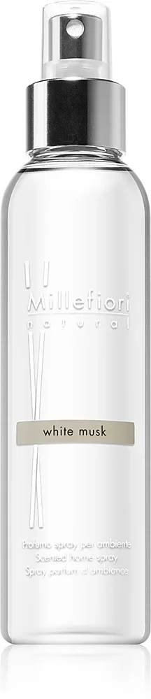 Спрей ароматический для дома Millefiori Milano White Musk цветочный, 150 мл