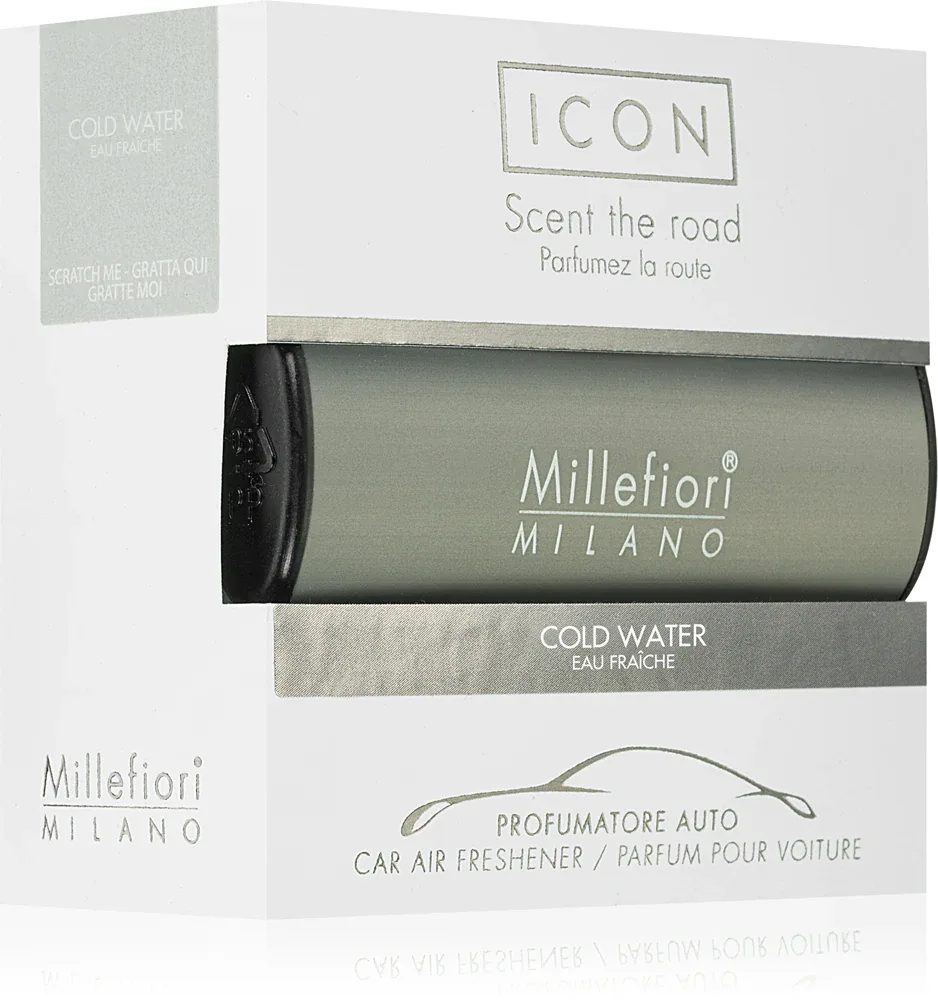 Ароматизатор для автомобиля Millefiori Icon Cold Water фужерный, 1 шт