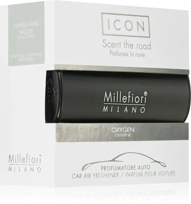 Ароматизатор для автомобиля Millefiori Icon Oxygen древесный, 1 шт