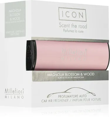 Ароматизатор для автомобиля Millefiori Icon Magnolia Blossom Wood цветочный, 1 шт