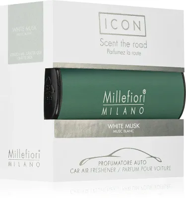 Ароматизатор для автомобиля Millefiori Icon White Musk мускусный, 1 шт