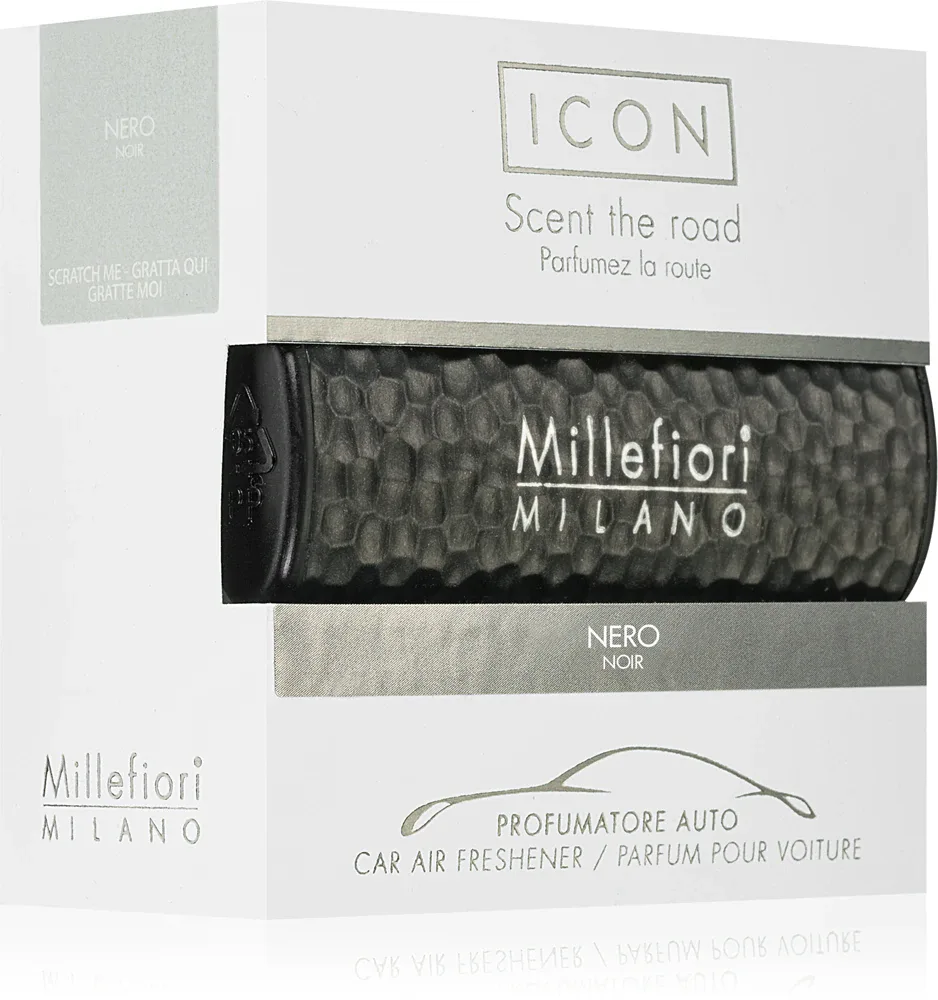 Ароматизатор для автомобиля Millefiori Icon Nero пряный, 1 шт