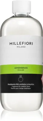 Наполнитель для каталитической лампы Millefiori Lemon Grass, устраняет посторонние запахи, 500 мл