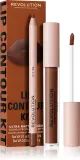 Набор для контура губ Revolution Lip Contour Kit, карандаш и матовая жидкая помада, 2 шт, оттенок D. — фото 1