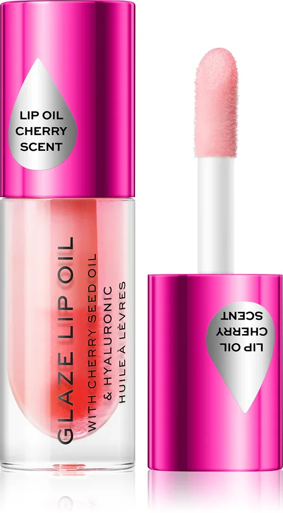 Блеск для губ Revolution Glaze, с высоким блеском, увлажняющий, 4,6 мл, оттенок Glam Pink