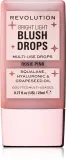 Румяна-капли Revolution Bright Light Blush Drops, жидкие, с гиалуроновой кислотой, 23 мл, оттенок Pink Rosie — фото 1