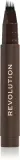 Маркер для бровей Revolution Instant Brow Hair, эффект натуральных волосков, 1,8 мл, оттенок Dark Brown — фото 1