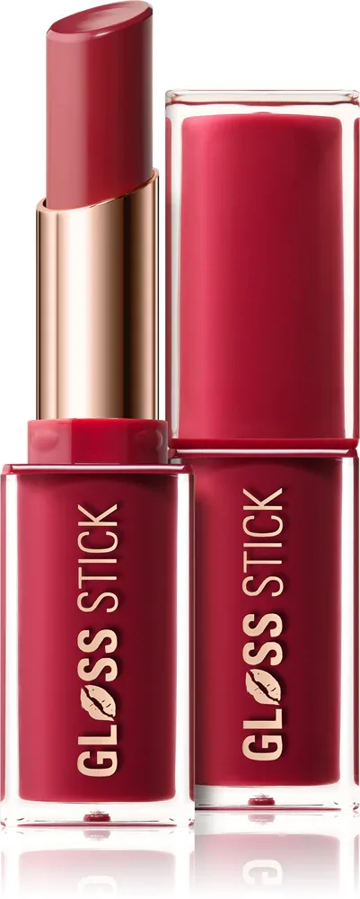 Помада-стик Revolution Pout Lip Gloss Stick блестящая, с гиалуроновой кислотой и витамином Е, 3 г, оттенок Sugar Plum Mauve