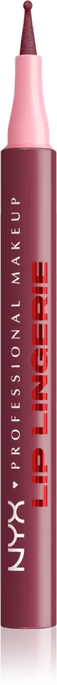 Контурный маркер для губ NYX Professional Makeup Lip Lingerie водостойкий, долговременный эффект, 1 мл, оттенок 11 Hot & Heavy