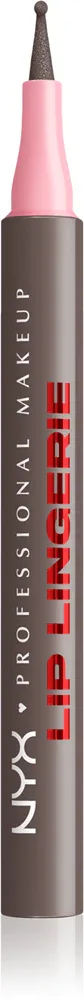 Контурный маркер для губ NYX Professional Makeup Lip Lingerie водостойкий, долговременный эффект, 1 мл, оттенок 12 Wild Side