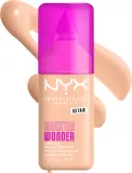 Тональный флюид NYX Professional Makeup Make Em Wonder матирующий, среднее покрытие, с гиалуроновой кислотой и витамином С, 30 мл, оттенок 03 Fair — фото 2