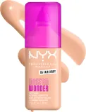 Тональный флюид NYX Professional Makeup Make Em Wonder матирующий, среднее покрытие, с гиалуроновой кислотой и витамином С, 30 мл, оттенок 05 Fair Ivory — фото 2