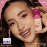 Тональный флюид NYX Professional Makeup Make Em Wonder матирующий, среднее покрытие, с гиалуроновой кислотой и витамином С, 30 мл, оттенок 08 Vanilla — фото 8