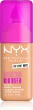 Тональный флюид NYX Professional Makeup Make Em Wonder матирующий, среднее покрытие, с гиалуроновой кислотой и витамином С, 30 мл, оттенок 09 Light Nude — фото 1