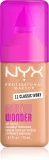 Тональный флюид NYX Professional Makeup Make Em Wonder матирующий, среднее покрытие, с гиалуроновой кислотой и витамином С, 30 мл, оттенок 11 Classic Ivory — фото 1