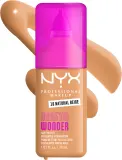 Тональный флюид NYX Professional Makeup Make Em Wonder матирующий, среднее покрытие, с гиалуроновой кислотой и витамином С, 30 мл, оттенок 16 Natural Beige — фото 2