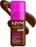 Тональный флюид NYX Professional Makeup Make Em Wonder матирующий, среднее покрытие, с гиалуроновой кислотой и витамином С, 30 мл, оттенок 40 Walnut — фото 2