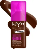Тональный флюид NYX Professional Makeup Make Em Wonder матирующий, среднее покрытие, с гиалуроновой кислотой и витамином С, 30 мл, оттенок 41 Warm Walnut — фото 2