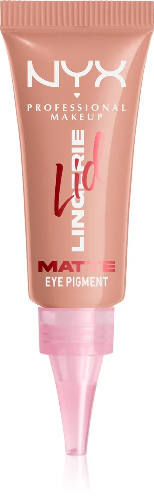 Тени для век NYX Professional Makeup Lid Lingerie компактные, стойкие, без осыпания, 6 мл, оттенок Beige Appeal