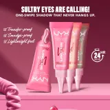 Тени для век NYX Professional Makeup Lid Lingerie компактные, стойкие, без осыпания, 6 мл, оттенок Gold String — фото 8