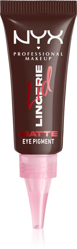 Тени для век NYX Professional Makeup Lid Lingerie компактные, стойкие, без осыпания, 6 мл, оттенок Mocha Mesh