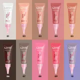 Тени для век NYX Professional Makeup Lid Lingerie компактные, стойкие, без осыпания, 6 мл, оттенок Satin Silver — фото 2