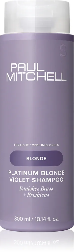 Шампунь для волос Paul Mitchell Blonde Platinum Blonde Violet Shampoo для светлых волос, нейтрализует желтизну, 300 мл