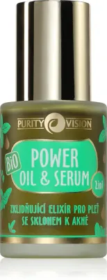Масло-сыворотка для лица Purity Vision BIO Power Oil Serum с маслом жожоба и макадамии, 30 мл