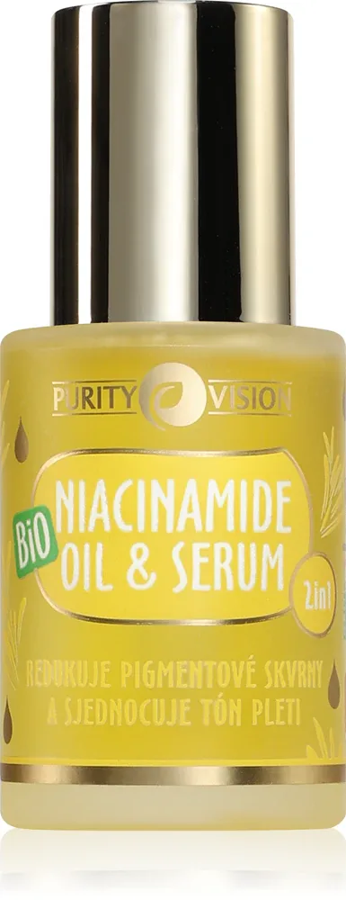 Масло-сыворотка для лица Purity Vision BIO Niacinamide Oil Serum с ниацинамидом, для чувствительной кожи, 30 мл