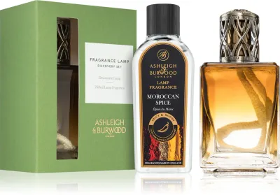 Ashleigh & Burwood London Amber - Подарочный набор Ashleigh Burwood London Amber каталитическая лампа с наполнителем, пряно-древесный, 2 шт, 2 шт