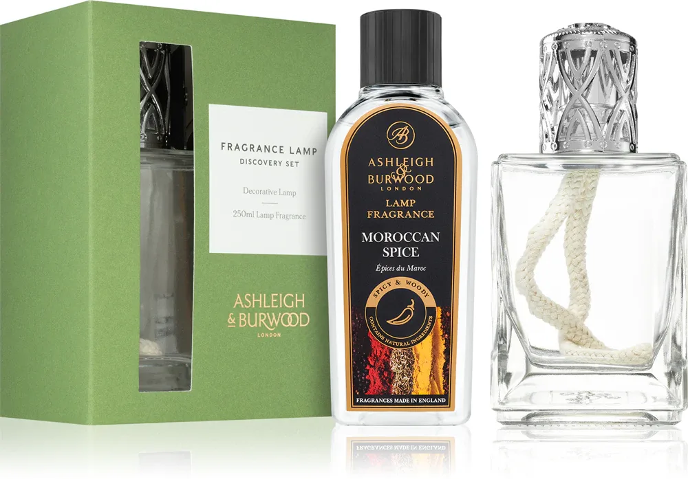 Ashleigh & Burwood London Clear - Подарочный набор Ashleigh Burwood London Clear каталитическая лампа с наполнителем, пряно-древесный, 2 шт, 2 шт