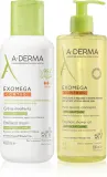 Набор для ухода за телом A-Derma Exomega масло для душа и крем, для сухой и атопичной кожи, 1 шт — фото 1