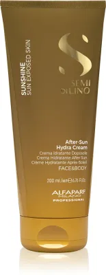 Крем после загара Alfaparf Milano Semi di Lino Sunshine After Sun Hydra Cream увлажняющий, для лица и тела, 200 мл