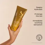 Крем после загара Alfaparf Milano Semi di Lino Sunshine After Sun Hydra Cream увлажняющий, для лица и тела, 200 мл — фото 2