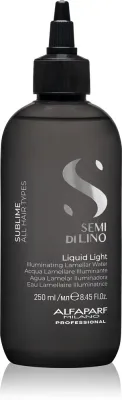 Ламеллярный уход для волос Alfaparf Milano Semi di Lino Sublime Liquid Light для блеска и гладкости, 250 мл
