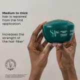 Набор для волос Alfaparf Milano Semi di Lino Reconstruction Reparative kit шампунь, маска и несмываемый уход, для повреждённых волос, 3 предмета, 3 шт — фото 3
